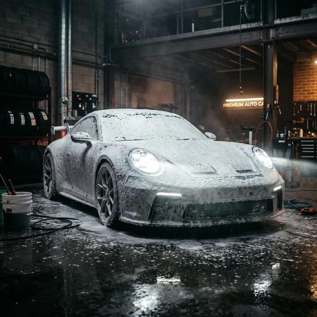 Snow Foam Car Wash